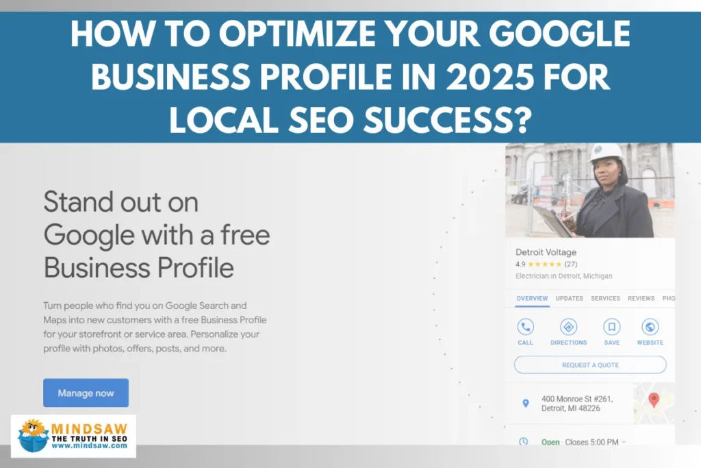 How to Optimize Your Google Business Profile in 2025 for Local SEO Success